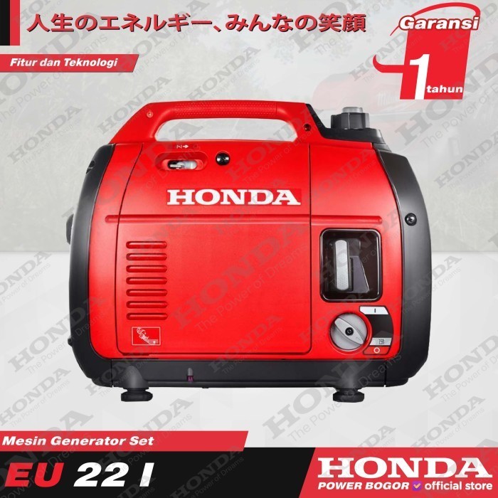 Honda Genset Silent Eu22I Generator Inverter Mini Eu 22 I 1700 Watt Termurah