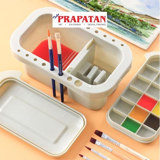 

Terlaris Maries 3In1 Brush Washer Bucket 51013 / Tempat Cuci Kuas Ukuran 133Mm Promo Terbaru