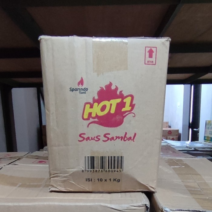 

Saus Sambal Hot One / Hot 1 1 Dus isi 10 x 1kg