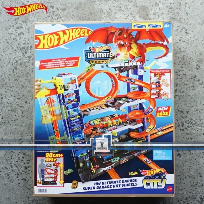Terbaru Hot Wheels City Ultimate Garage Dragon Playset Hotwheels Super Track Promo Terlaris