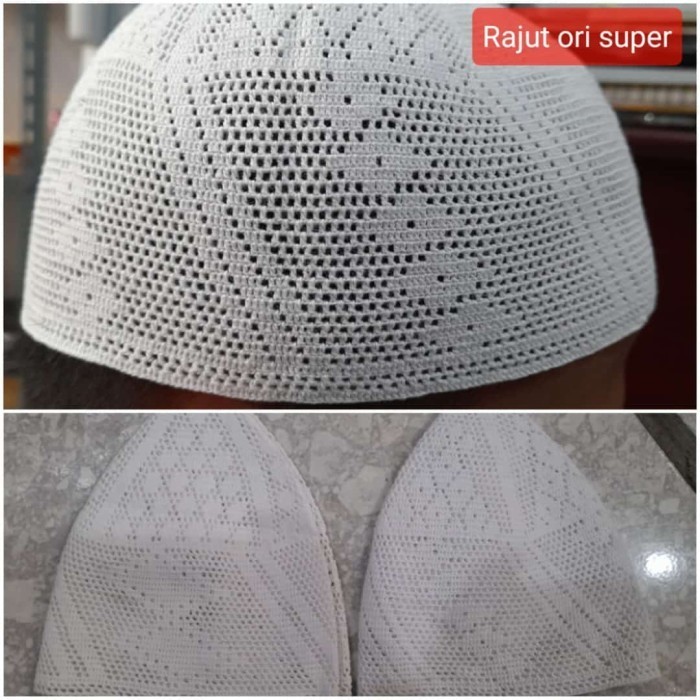 HOT SALE Grosir 12pcs - Peci kopiah Rajut Original Import Saudi Super Grade A