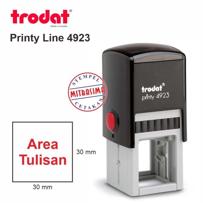 

Stempel Trodat 4923 ( Model Bujursangkar )