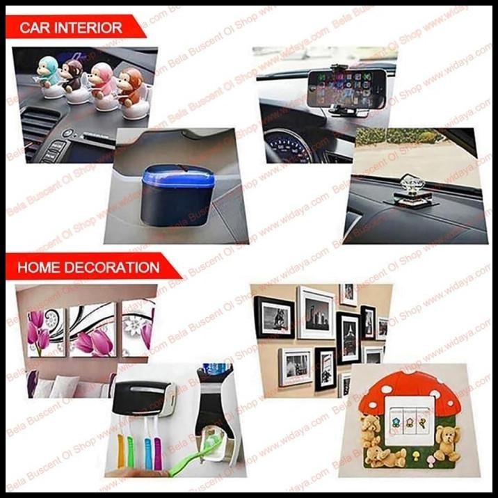 

HOT DEAL PEREKAT 2 SISI AKRILIK BENING DOUBLE TAPE 3 METER 10 20 30 40 50 MM !!