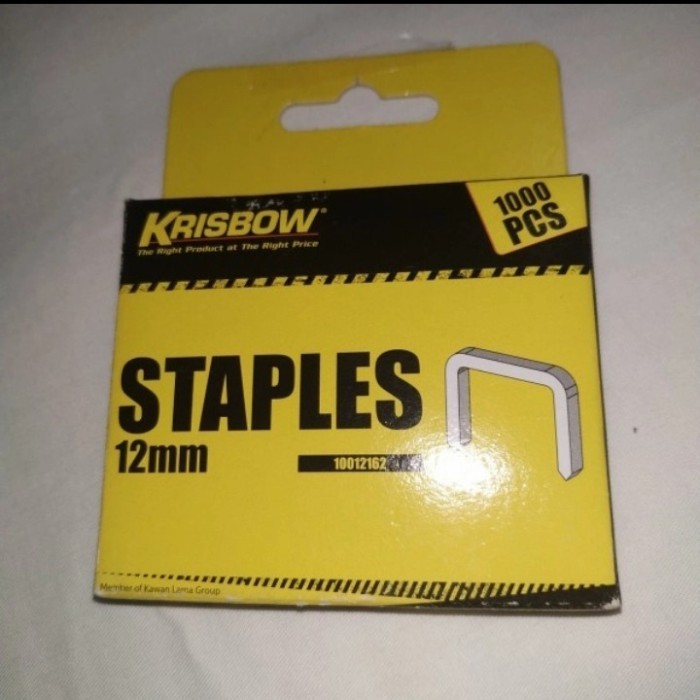 

Isi Ulang Staples 53/12 Mm 1000Pcs Krisbow Best