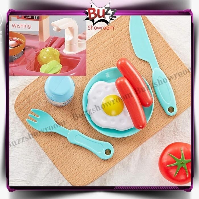 Kitchen Set Jumbo Mainan Anak Masak Masakan Dapur Besar Spraying Mist