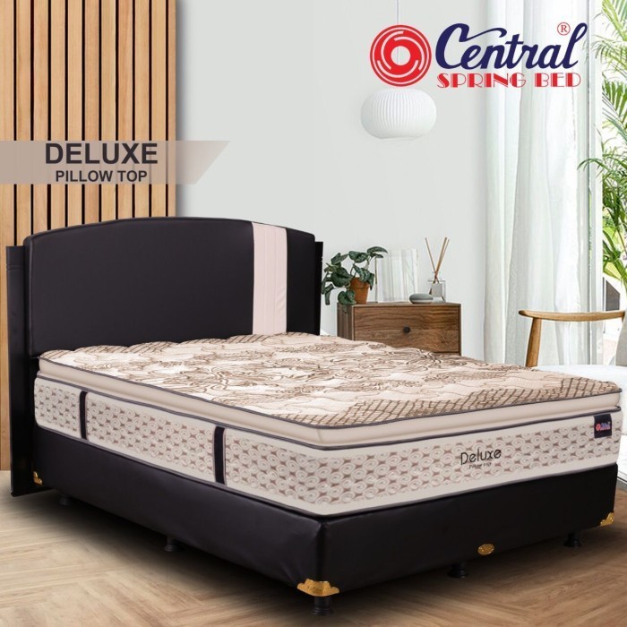 springbed central deluxe pilowtop 1 set 160x200