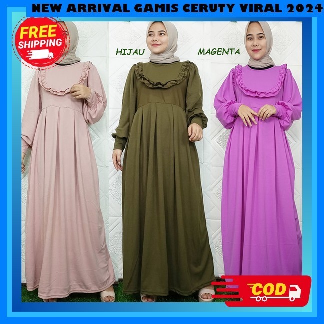 Fedora Series By Agoest Hanggono Syari Original Koleksi Lebaran 2023 Terbaru Gamis Syar'I Ceruty Imp