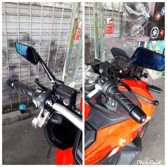 VARIASI HONDA ADV 150 KACA SPION CIRCUIT FUL CNC