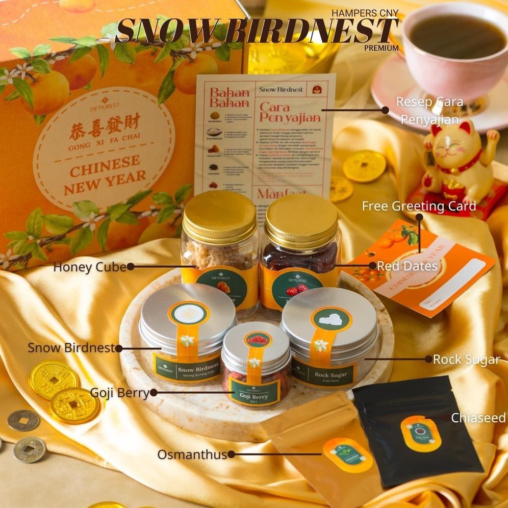 

PROMO MURAH Hampers Imlek Chinese New Year Paket Snow Birdnest with Osmanthus Premium Free Angpao Imlek