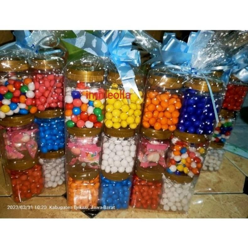 

PROMO MURAH Parcel Coklat Biskuit isi 6Toples.Exp 2025.Kemasan toples 80ML.