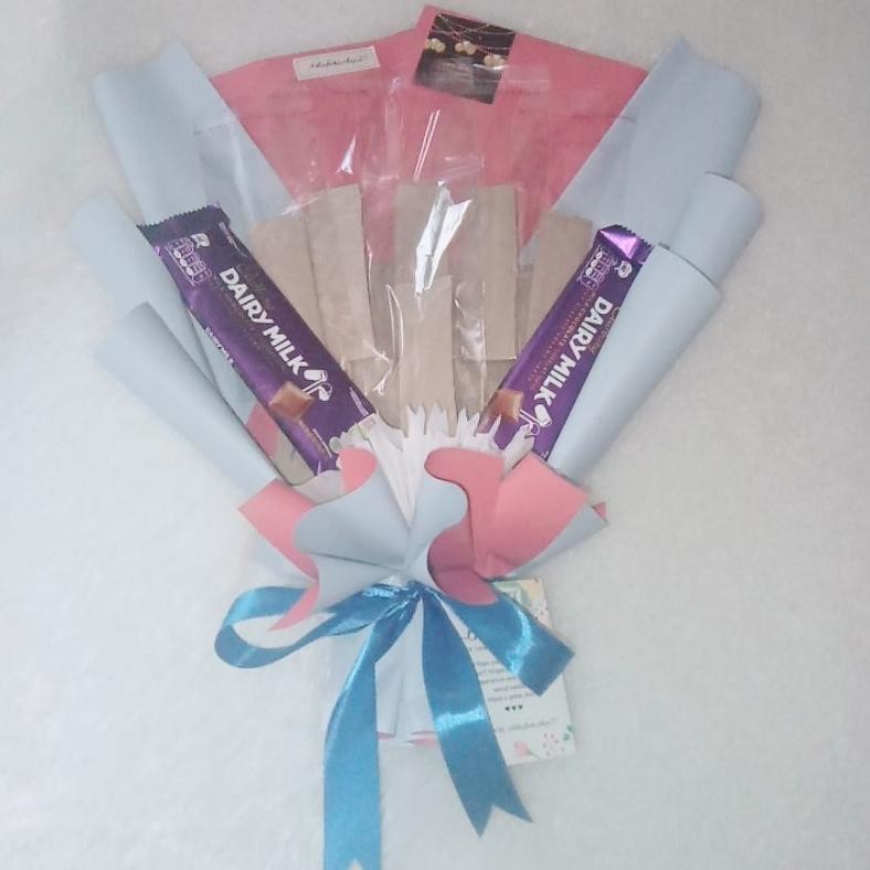 

PROMO MURAH bucket uang kosong 6slot + 2pcs coklat