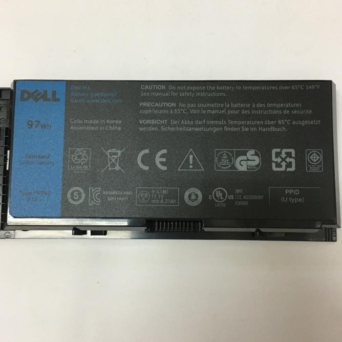 Baterai Original Laptop Dell Precision M4600 M4700 M4800 M6600 M6700