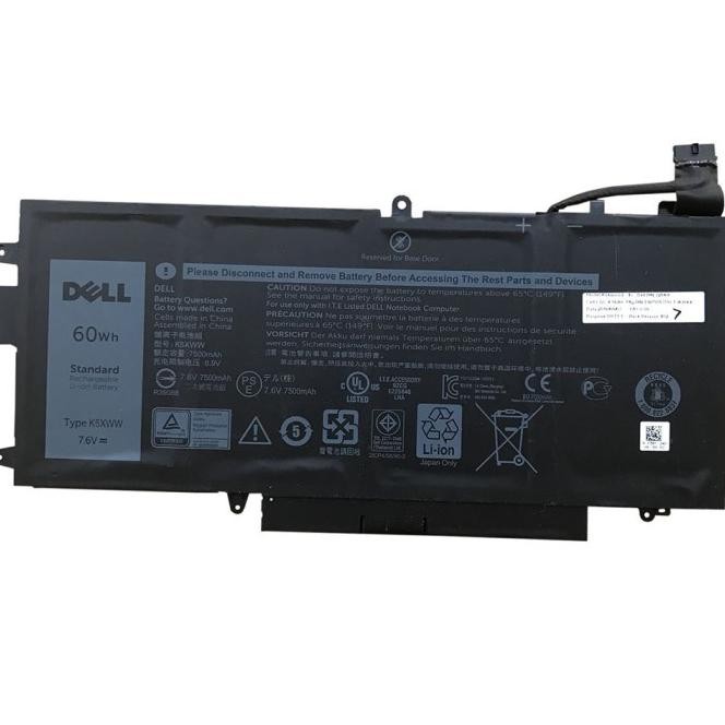 Baterai Battery Laptop Dell Latitude 5289 13 7389 5289 3180 3189 K5Xww
