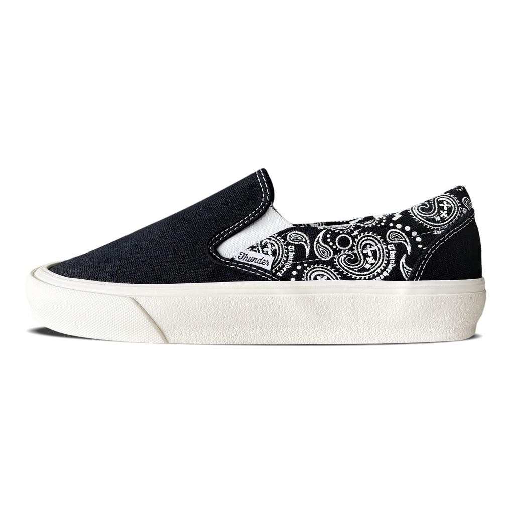 Big Sale Sepatu Thunderbear - Slip On Voltaire Paisley BW Original