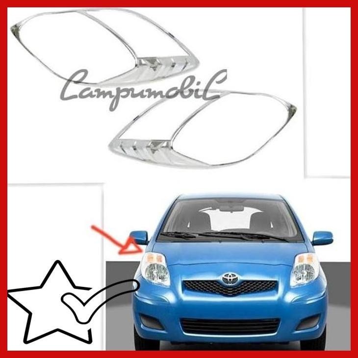 [AVMB] Cover Headlamp / Garnish Lampu Depan Toyota Yaris 2008-2013