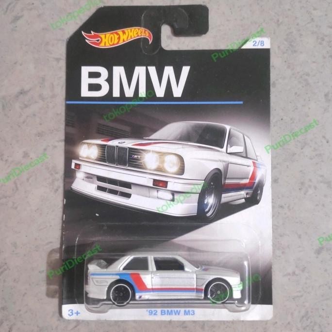 HOT WHEELS HOTWHEELS 92 BMW M3 SERIES EXCLUSIVE BMW 2/8 WHITE PUTIH