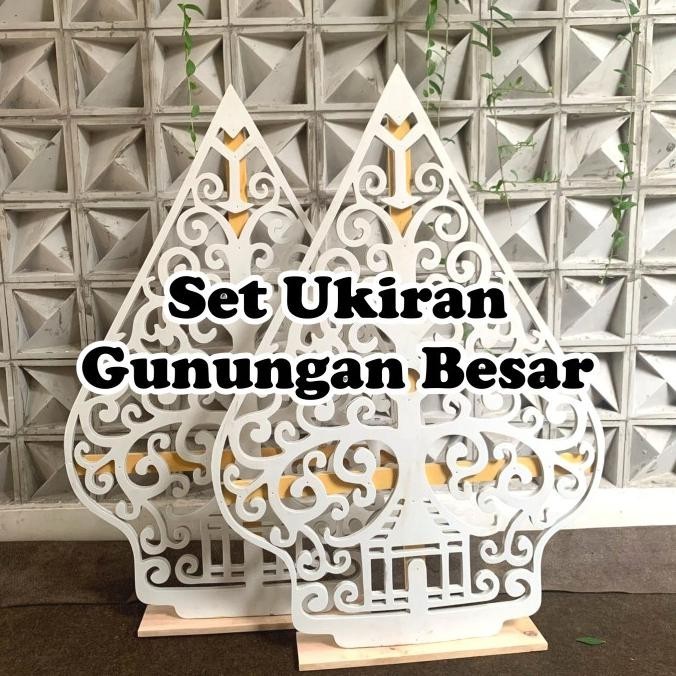 Set Ukiran Gunungan Jumbo Dekorasi Gunungan Ukir Dekor Spon Karet
