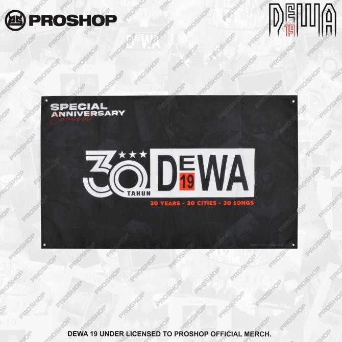 PROSHOP | SPECIAL ANNIVERSARY DEWA 19 FLAG | BENDERA |BENDERA DEWA 19