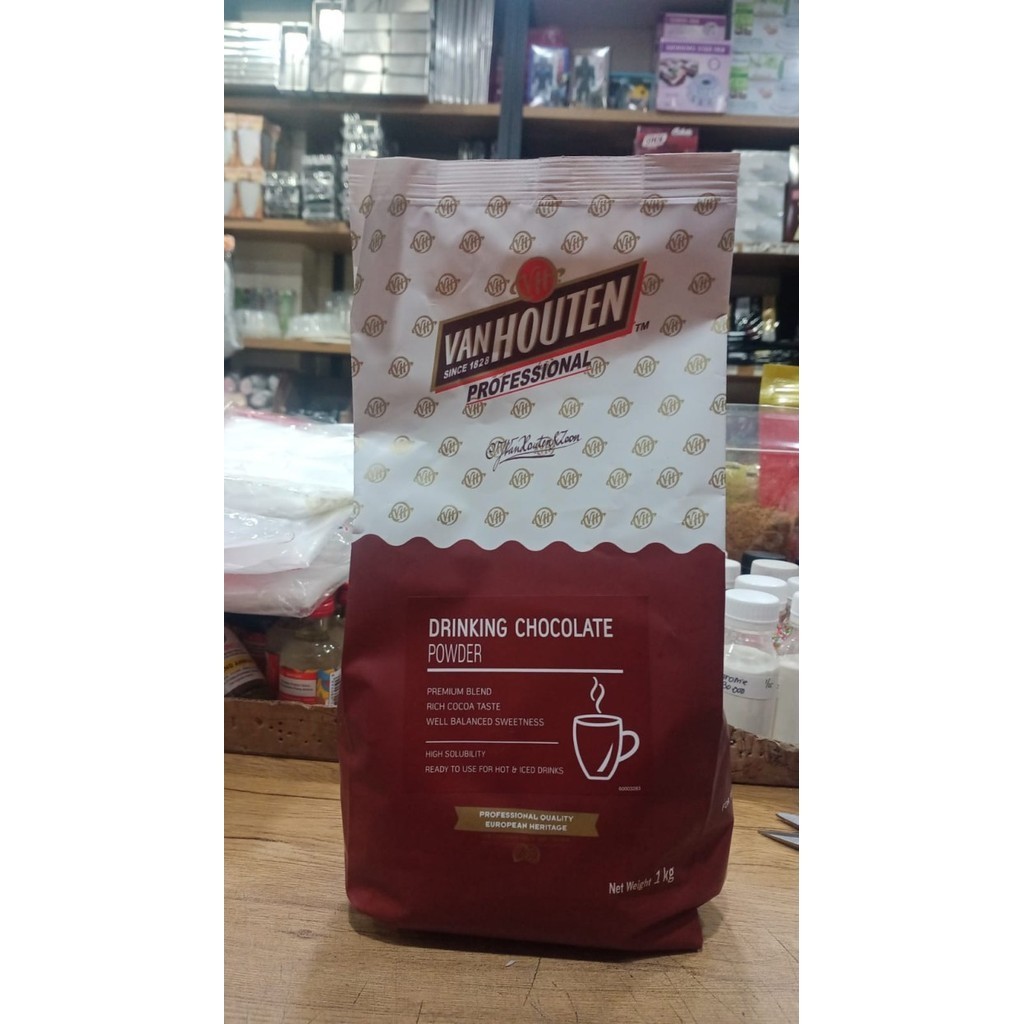 

BARANG TERLARIS !!! VAN HOUTEN DRINKING CHOCOLATE POWDER 1KG / BUBUK MINUMAN COKLAT PACKING AMAN