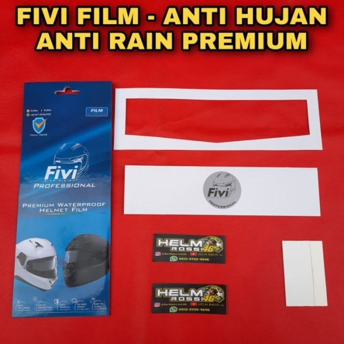 Fivi Film - Anti Hujan - Anti Rain Kaca Helm Universal Kyt Ink Nhk Dll