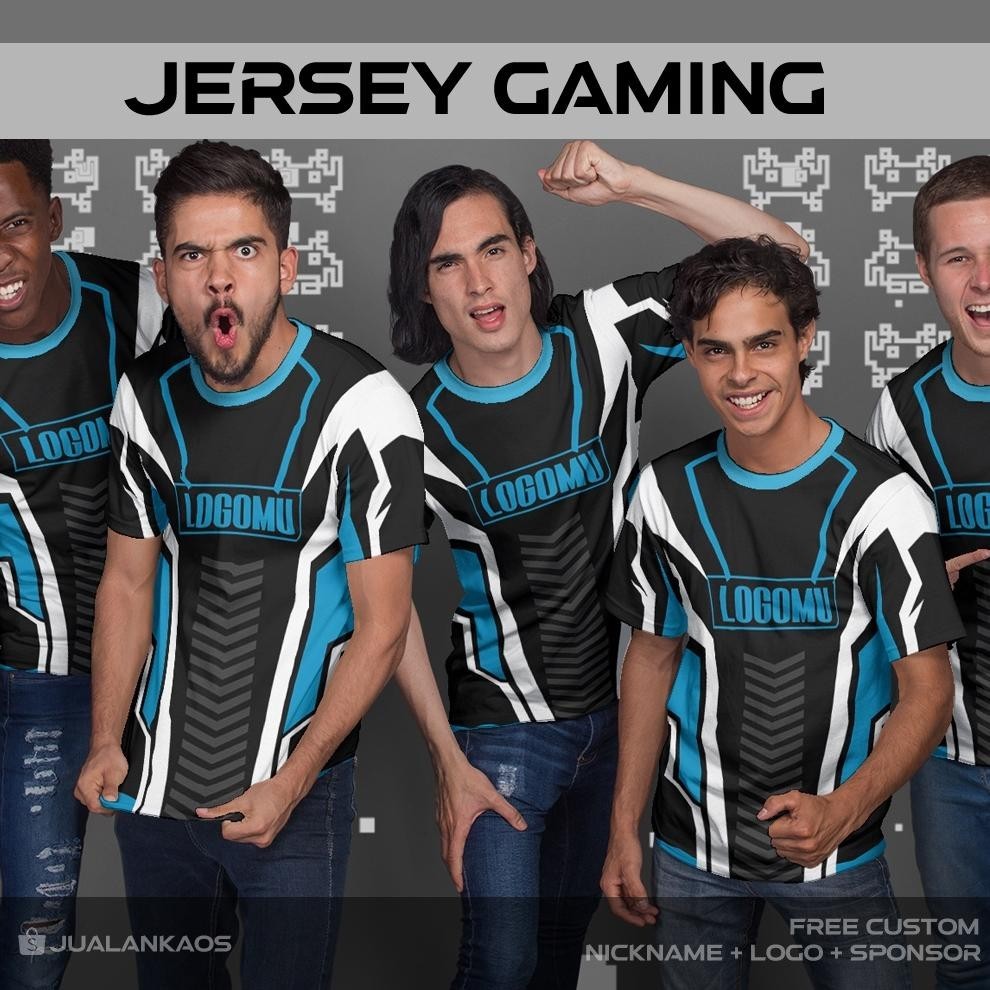 Kualitas Terbaik Baju Kaos Jersey Gaming ESports 19 Printing Custom ||