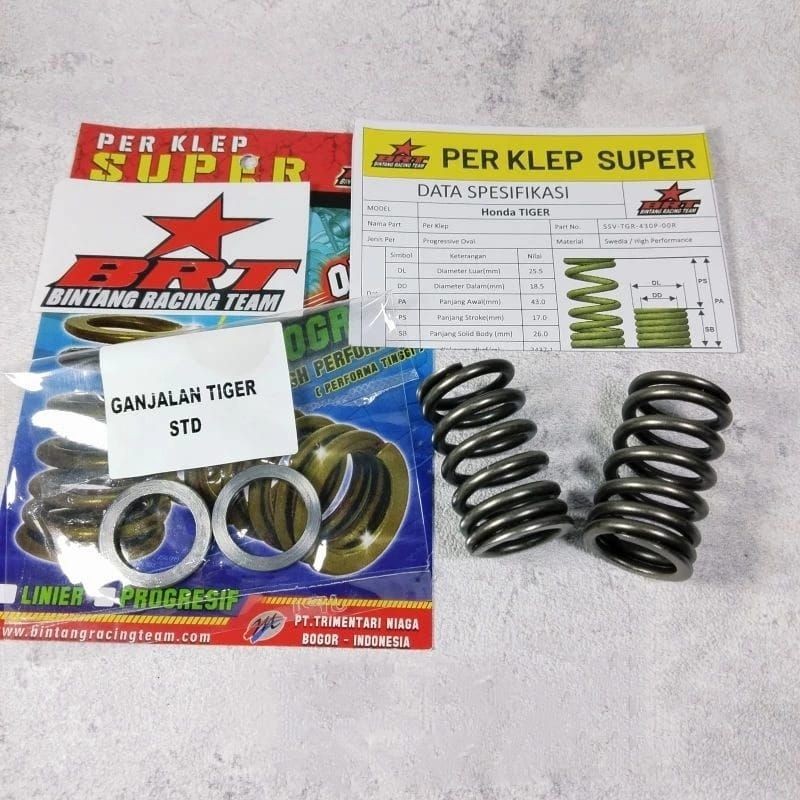 PER KLEP BRT TIGER + RING GEN 2 PROGRESIF PER KLEP TIGER CRF KLX ORIGINAL BRT