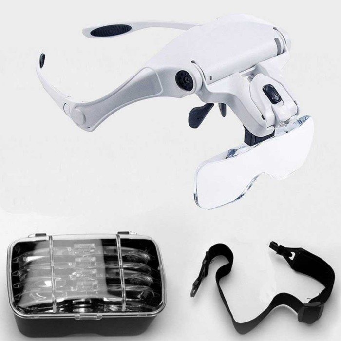 

Terlaris Kacamata Pembesar Repair Magnifier Glasses With Led Promo Terbaru