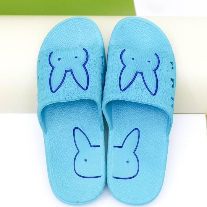 BISA COD - SANDAL WANITA SANDAL RUMAH SANTAL SELOP KOREA PINK MERAH PURPLE 3002L