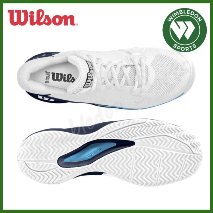 Sepatu Wilson Rush Pro Ace White Blue / Sepatu Tenis Wilson Rush Pro