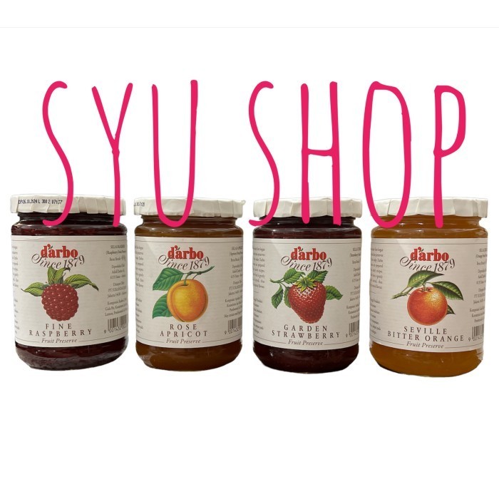 

Selai Darbo Jam Strawberry Apricot Raspberry Orange Marmalade 450Gr