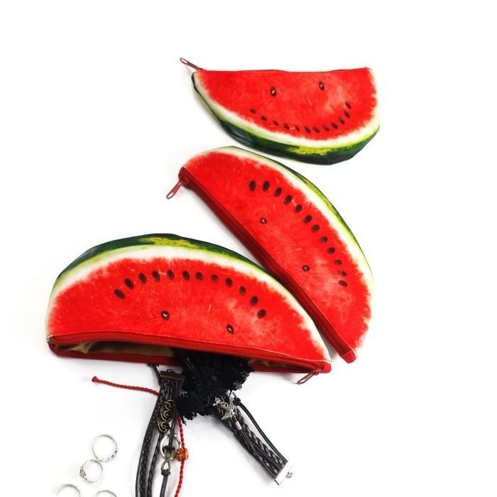 

Tempat Pensil , Tempat Make Up , Pouch Watermelon Semangka untuk Tempat Pensil Dompet atau Make Up
