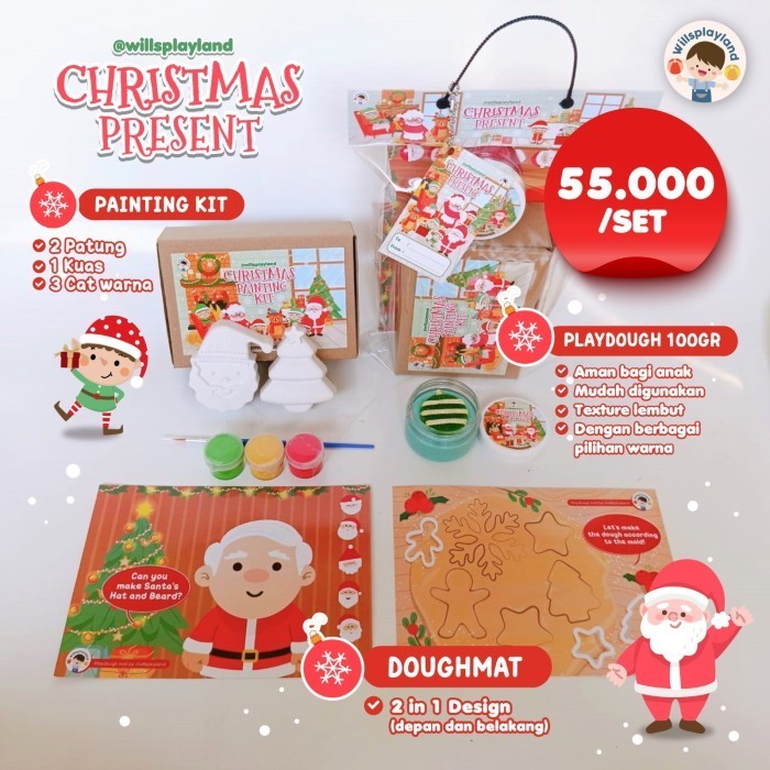 

Ready Christmas Hampers Painting and Playdough Activity Set