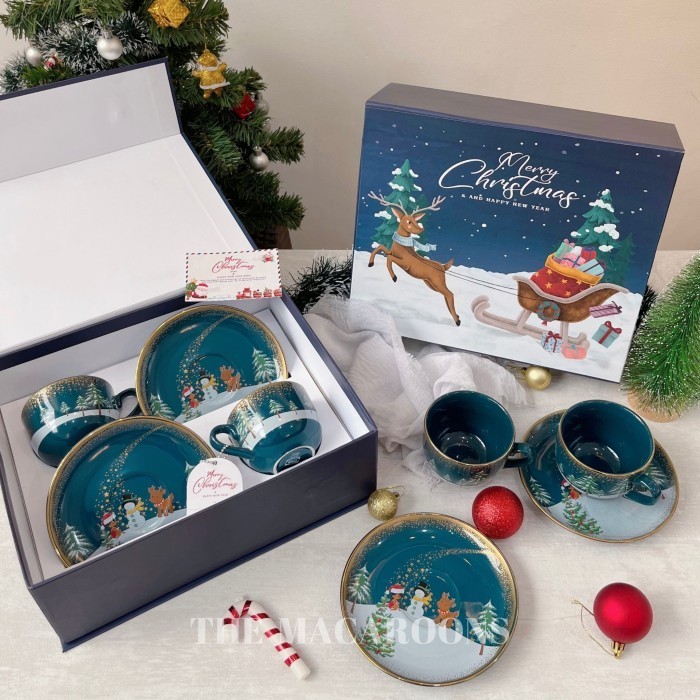 

Ready Christmas Hampers Box Parsel Natal Cangkir Set / Souvenir Set Natal