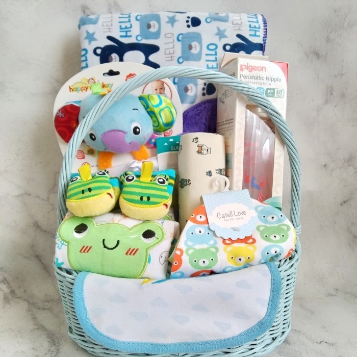 

Ready Baby Gift Parcel Hadiah Kado Hampers Bayi Newborn / Baru lahir "Freya