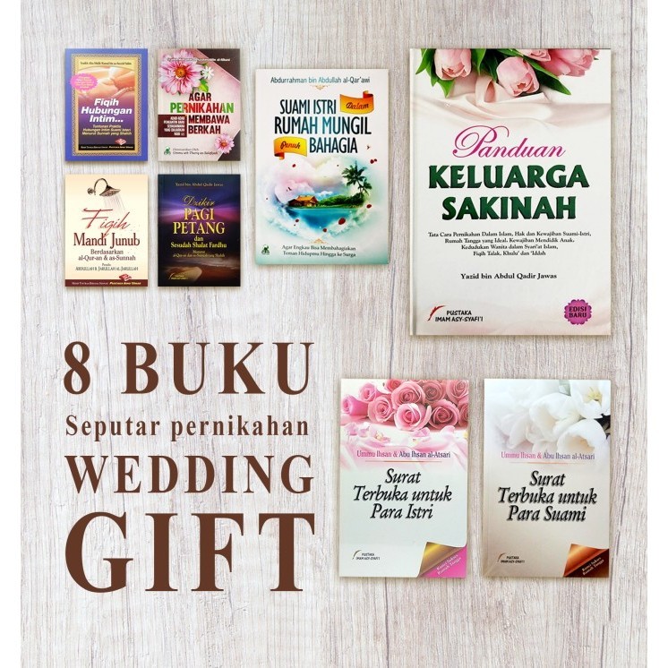 

Ready PAKET Buku Kado Pernikahan - Paket Hampers 8 Buku Seputar Pernikahan