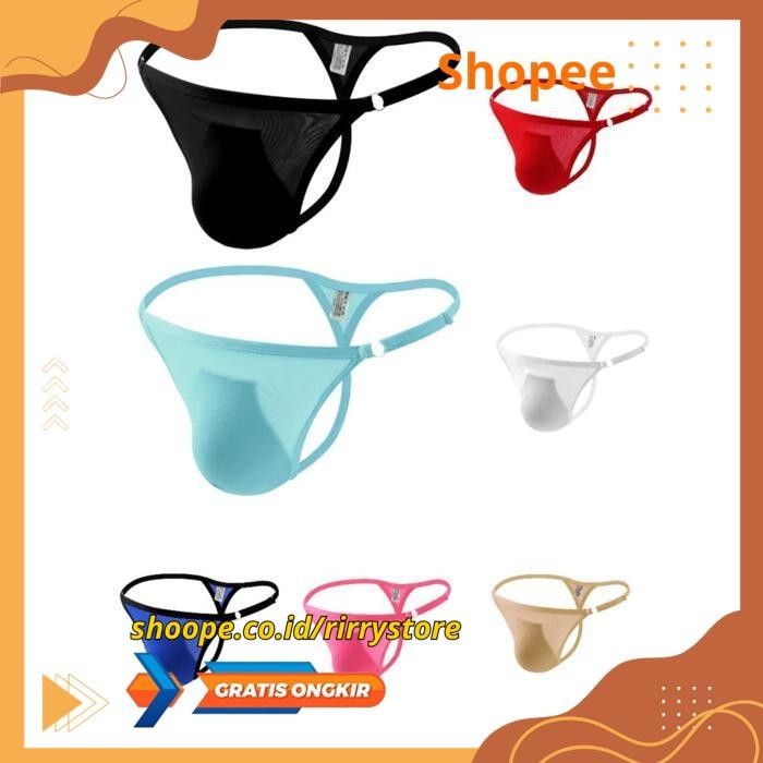 CELANA DALAM  G STRING THONG LYCRAPOLOS TRANSPARANT LC B 602 XAA2 - CELANA DALAM  G STRING THONG LYC