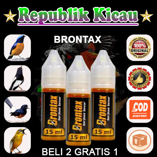 BRONTAX ✧ 15 ml BY UMPAMANE KICAU VITAMIN BURUNG KICAU GACOR