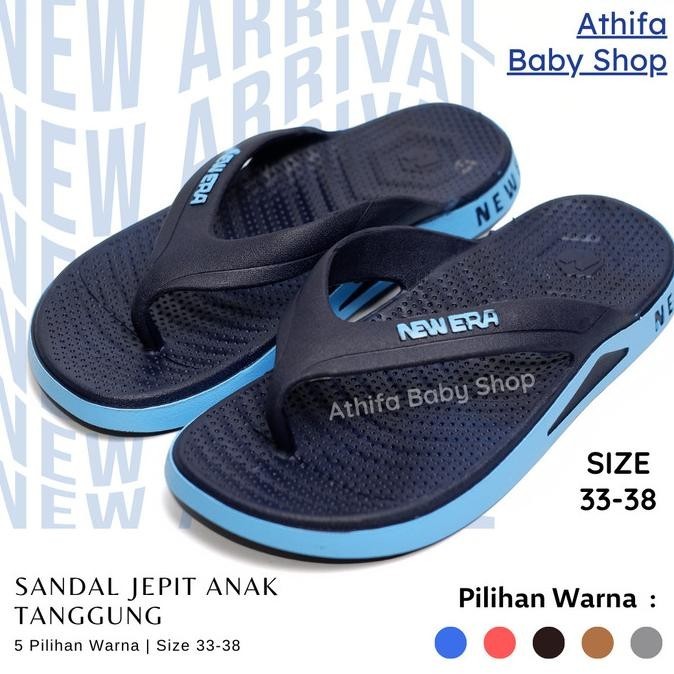 Best Seller Sandal Jepit Anak Laki Cowok Karet Spon Sd Smp Tanggung New Era 3005 Pengiriman Cepat