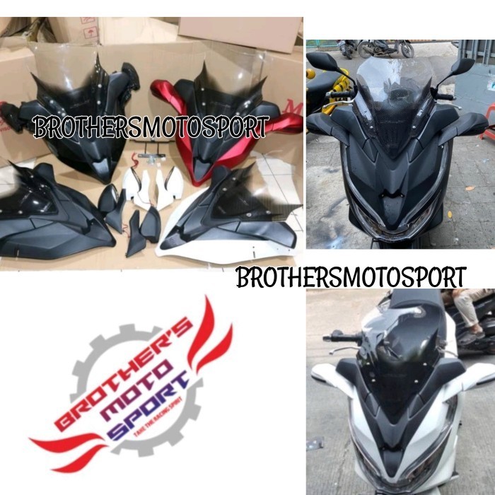 spion pcx 150 spion body mhr pcx lokal tameng windshield mhr pcx 150