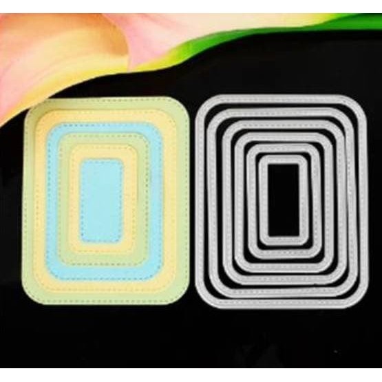 

Terbaru Cutting Dies Round Corner Rectangular Frame (6Pcs) Promo Terlaris