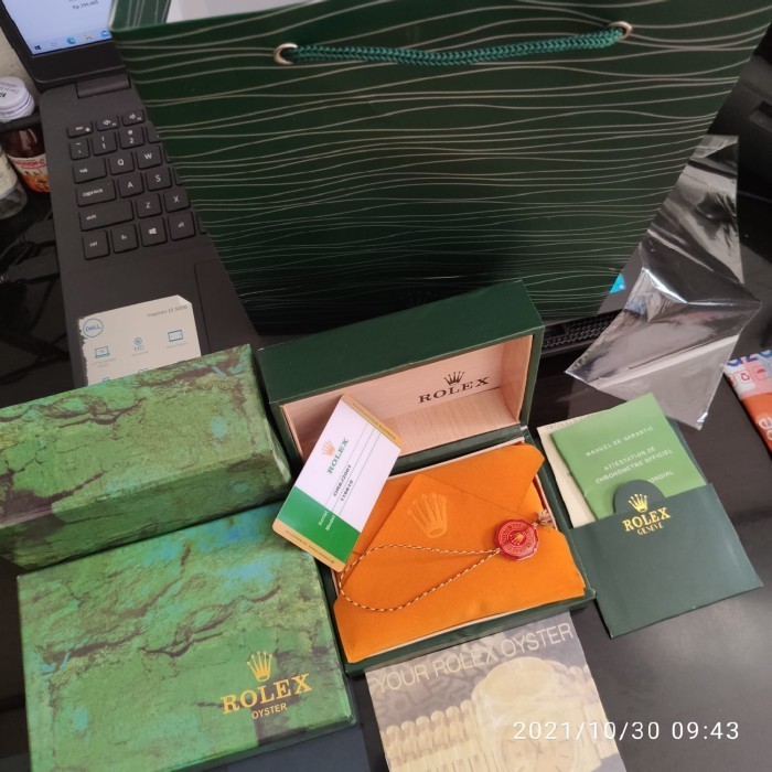BOX JAM ROLEX INCLUDE / KOTAK JAM ROLEX ORIGINAL DAN PAPER BAG ROLEX