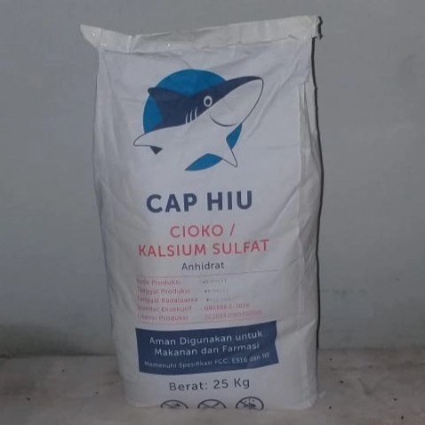 Terlaris Apg Cioko Kalsium Sulfat Cap Hiu Food Grade Promo Terbaru