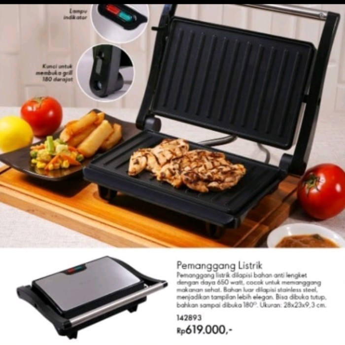 Terlaris Pemanggang Listrik Lock N Lock/Grill Pan Electric Barbeque Promo Terbaru