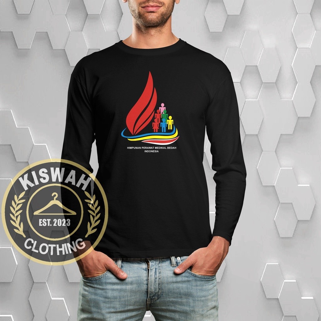 Kaos Tshirt HIPMEBI Himpunan Perawat Medical Bedah Indonesia Lengan Panjang Baju Kesehatan