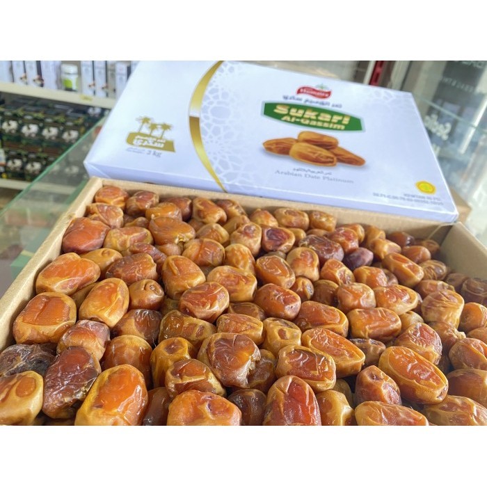 

Kurma - Kurma Sukari 3Kg Al Qassim Humaira Sukkari Kurma Asli Original