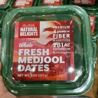 

Kurma - Natural Delights Medjool Dates Fruits 227 Gr Buah Kurma Medjol Usa