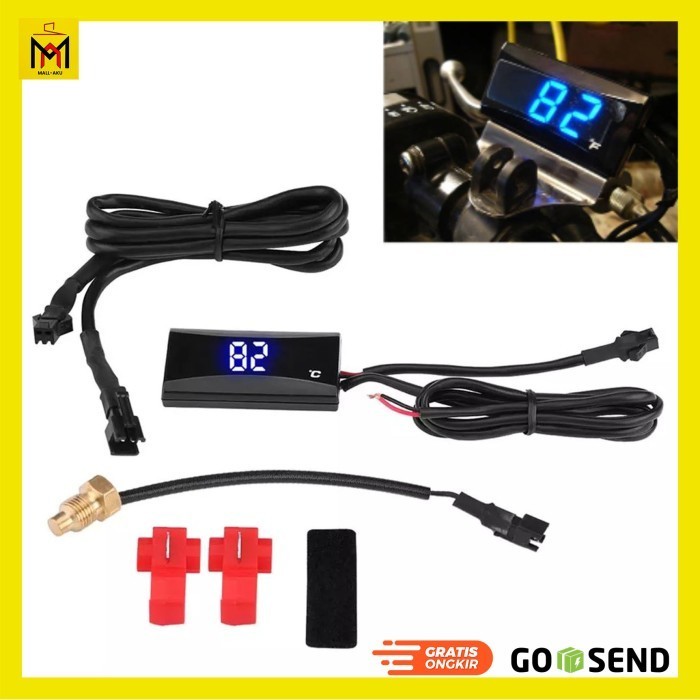 Termometer Digital KOSO Pengukur Suhu Panas Air Radiator Mesin Motor