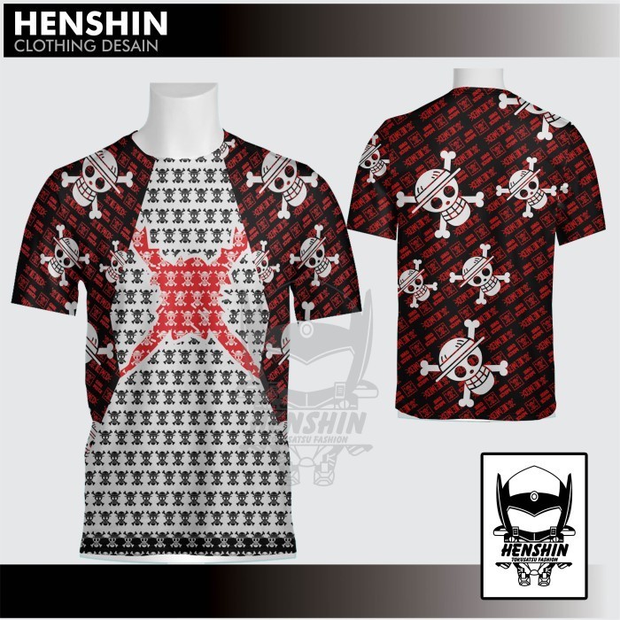 Terlaris Kemeja Batik Anime One Pece Monkey D Luffy Roronoa Zoro Vinsmoke Sanji Promo Terbaru