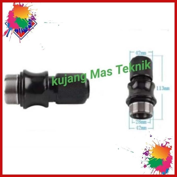 (kmt) kepala bor hm0810 / tool holder untuk jack hammer hm0810 hm 0810