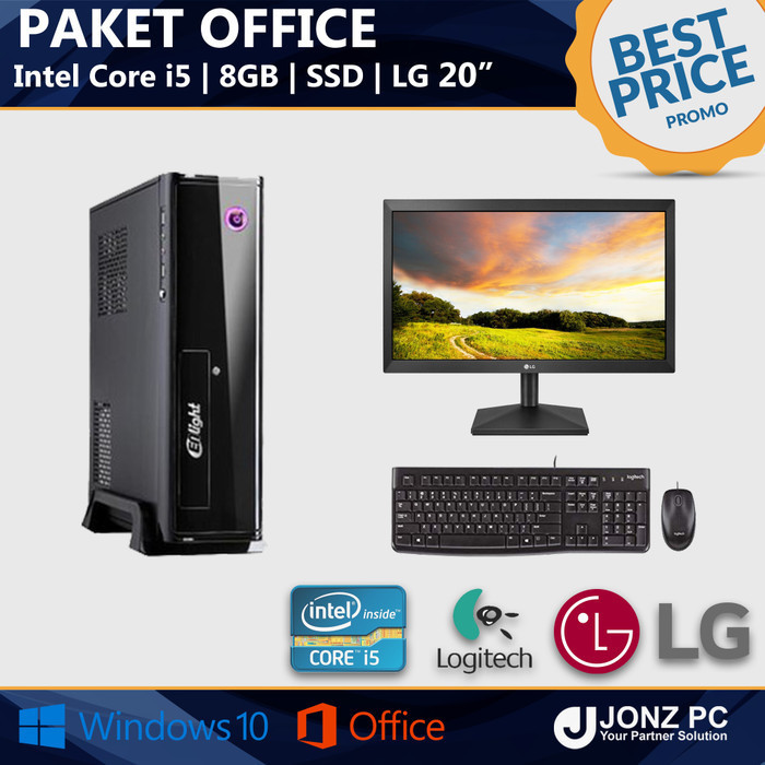PC Rakitan Core i5 Paket Office Lengkap Siap Pakai